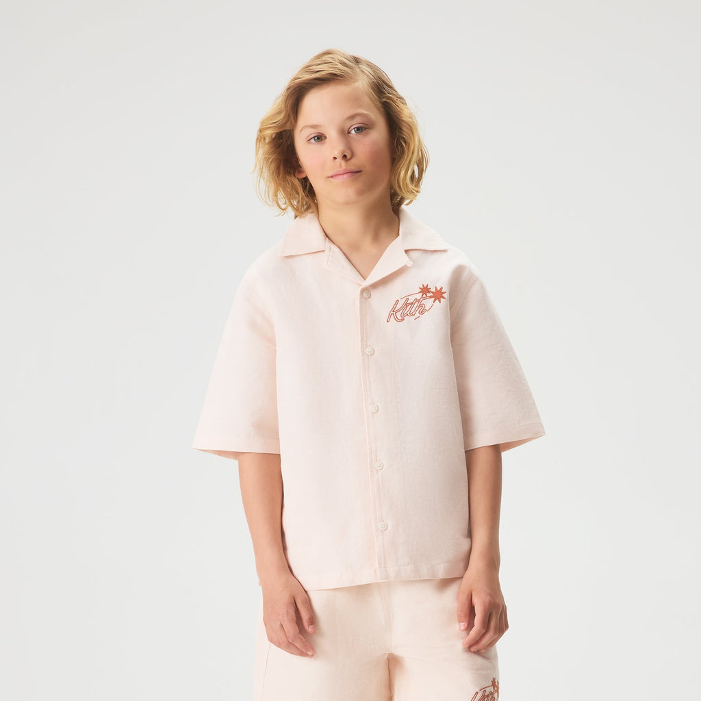 Kith Kids Thompson Camp Shirt - Sahara