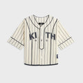 Kith Kids Pinstripe Baseball Shirt - Silk