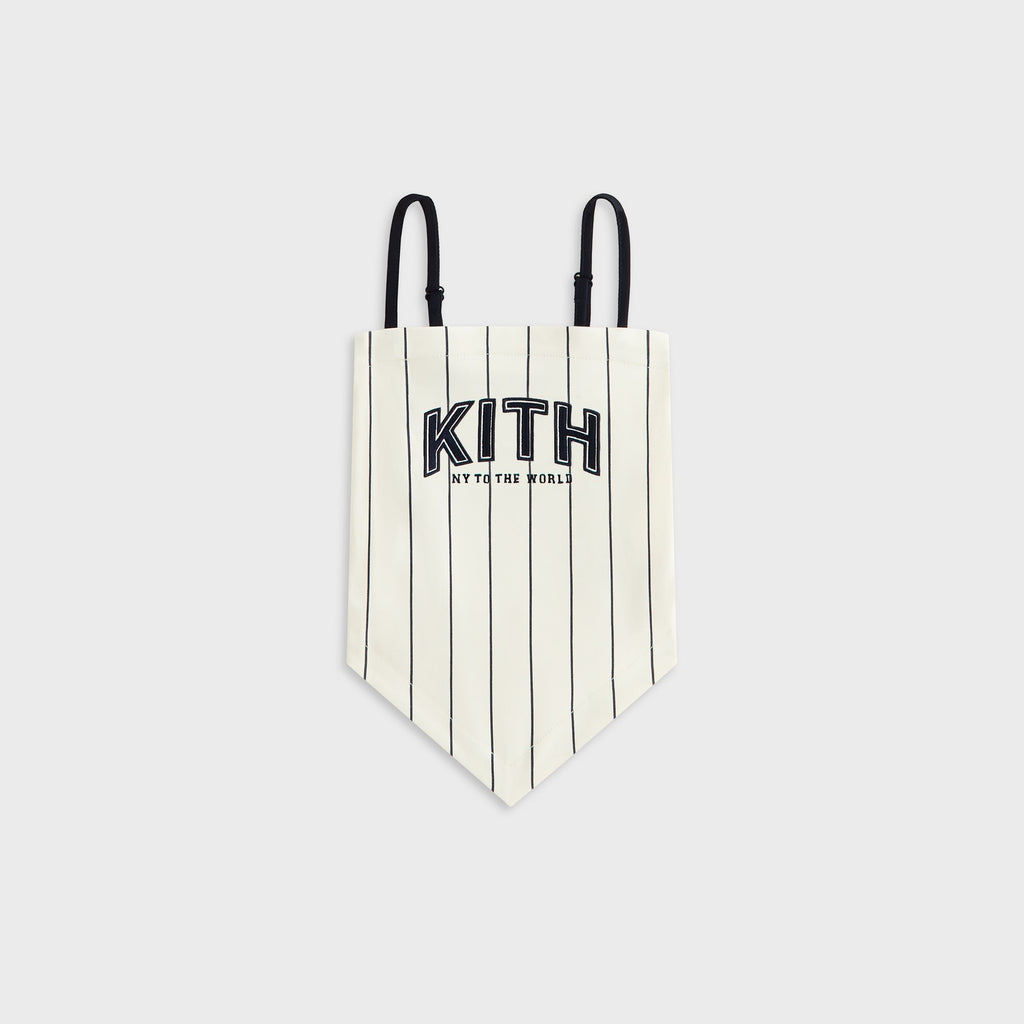 Kith Kids Pinstripe Baseball Ivy Top - Silk