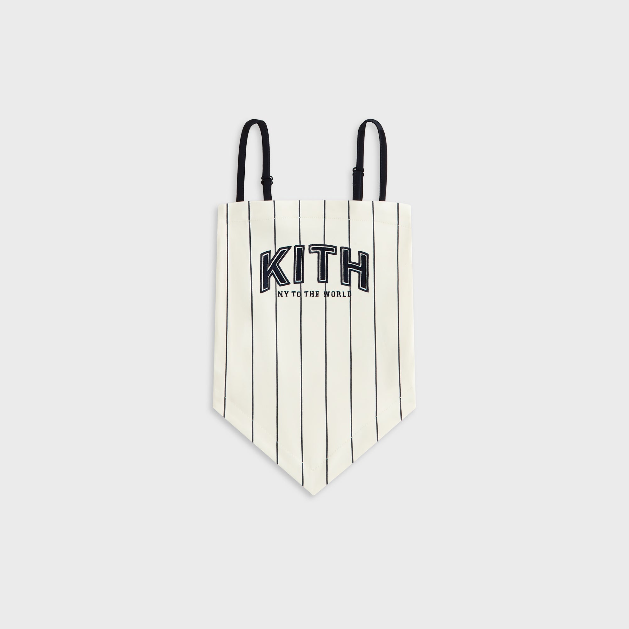 Kith Kids Pinstripe Baseball Ivy Top - Silk