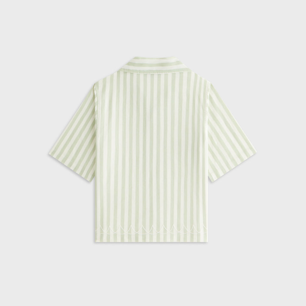 Kith Kids Embroidered Thompson Camp Shirt - Sage