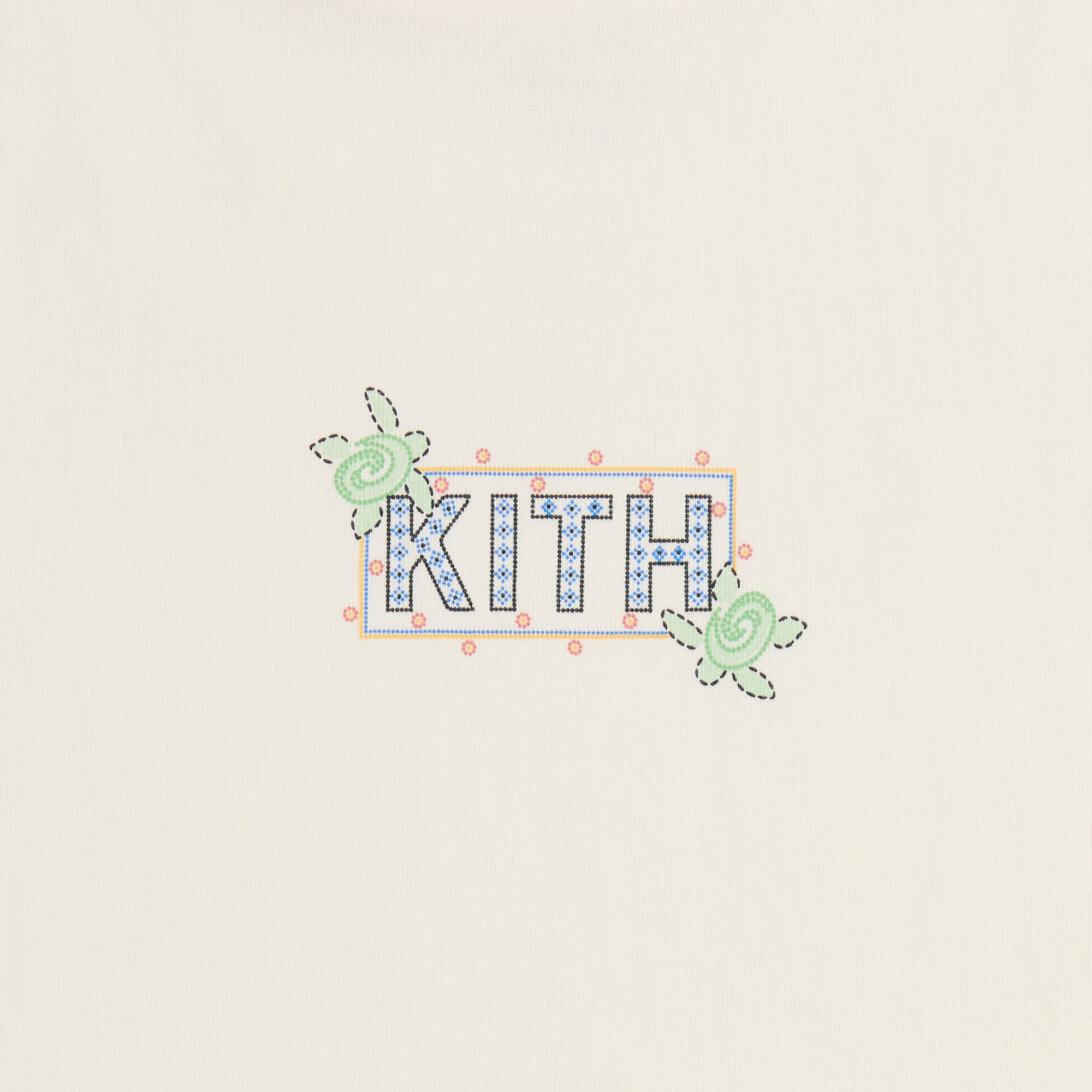 Kith Kids Beach Tile Classic Logo Graphic Tee - Silk