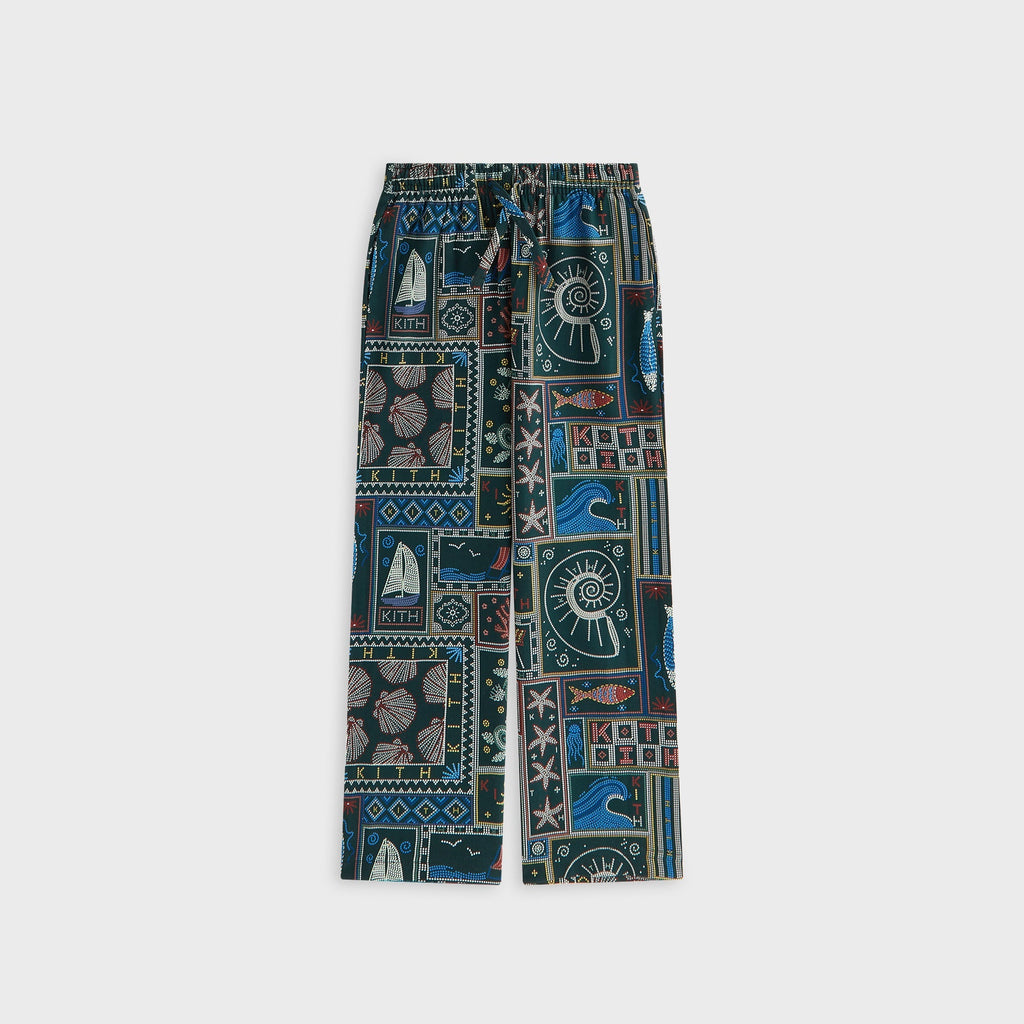 Kith Kids Beach Tile Wide Leg Pant - Stadium