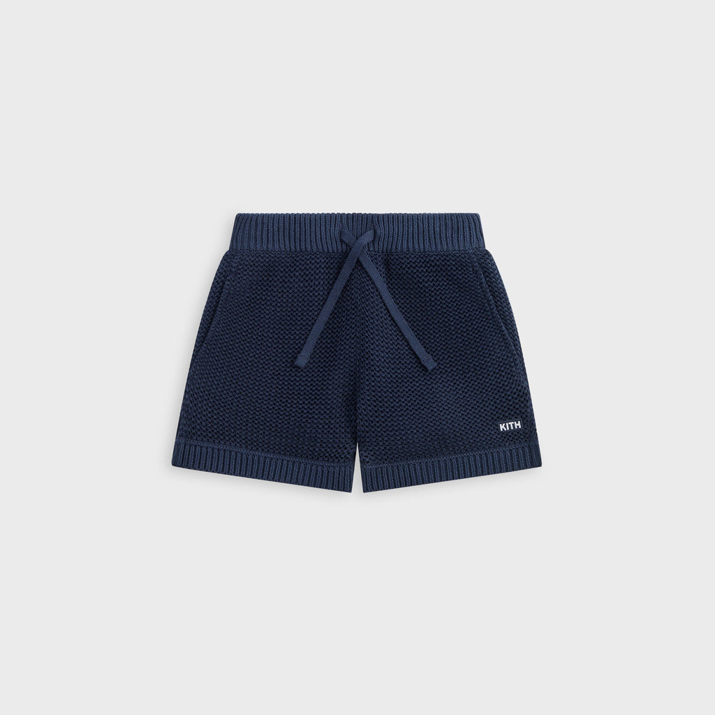 Kith Kids Textured Camp Short - Nocturnal