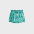 Kith Kids Monogram Kai Swim Trunk - Sorrel