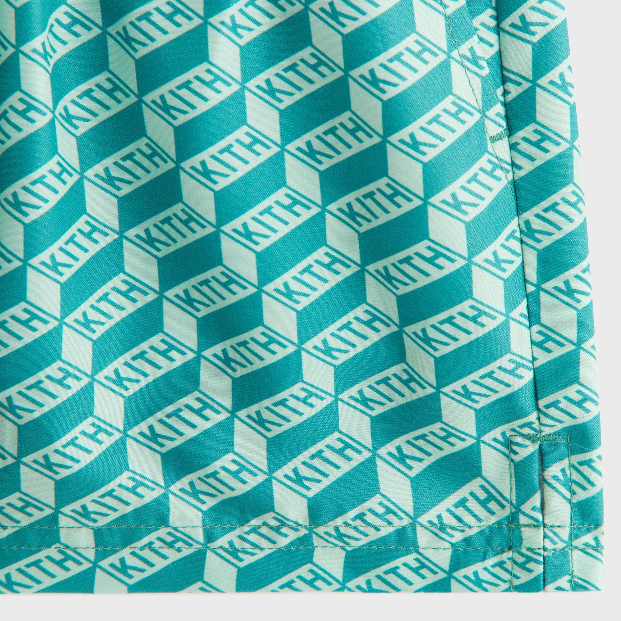 Kith Kids Monogram Kai Swim Trunk - Sorrel