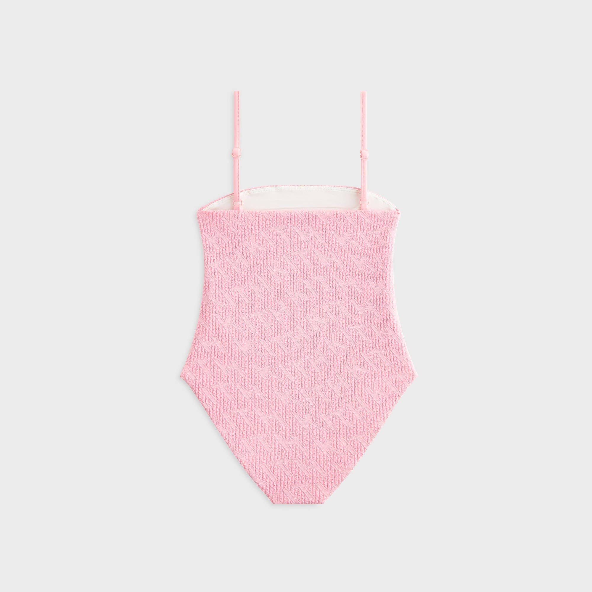 Kith Kids Textured Monogram Audrey One Piece Suit - Bubblegum