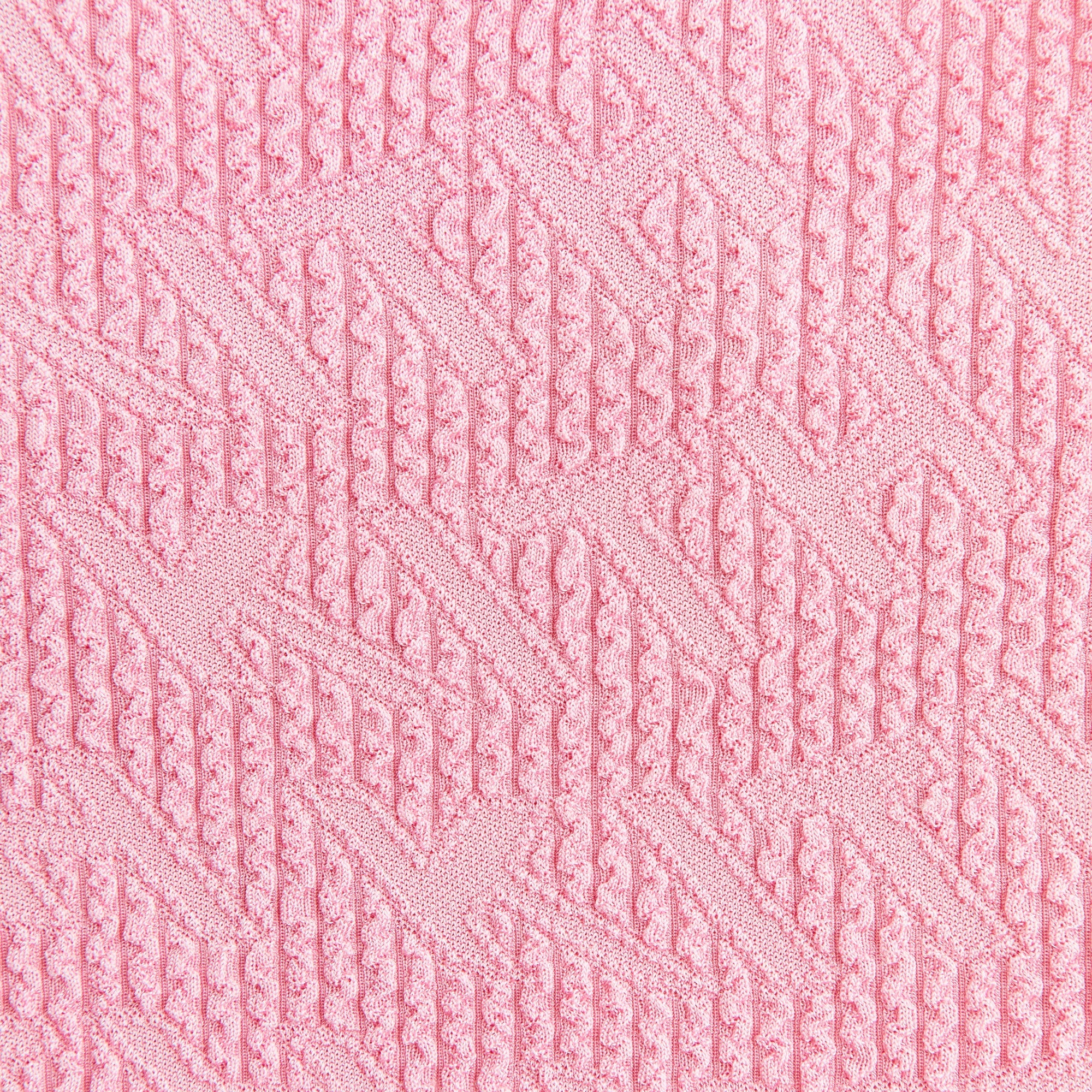 Kith Kids Textured Monogram Audrey One Piece Suit - Bubblegum