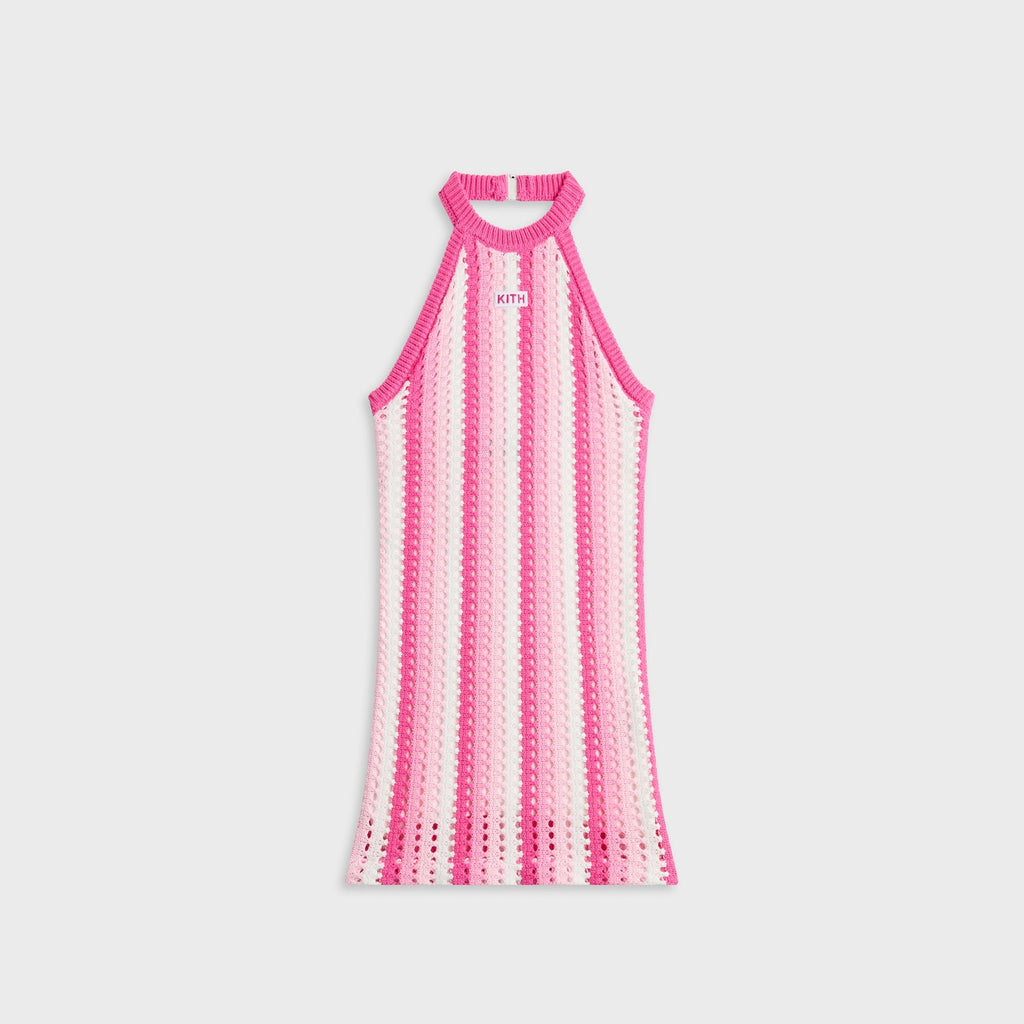 Kith Kids Open Knit Rivera Dress - Canna