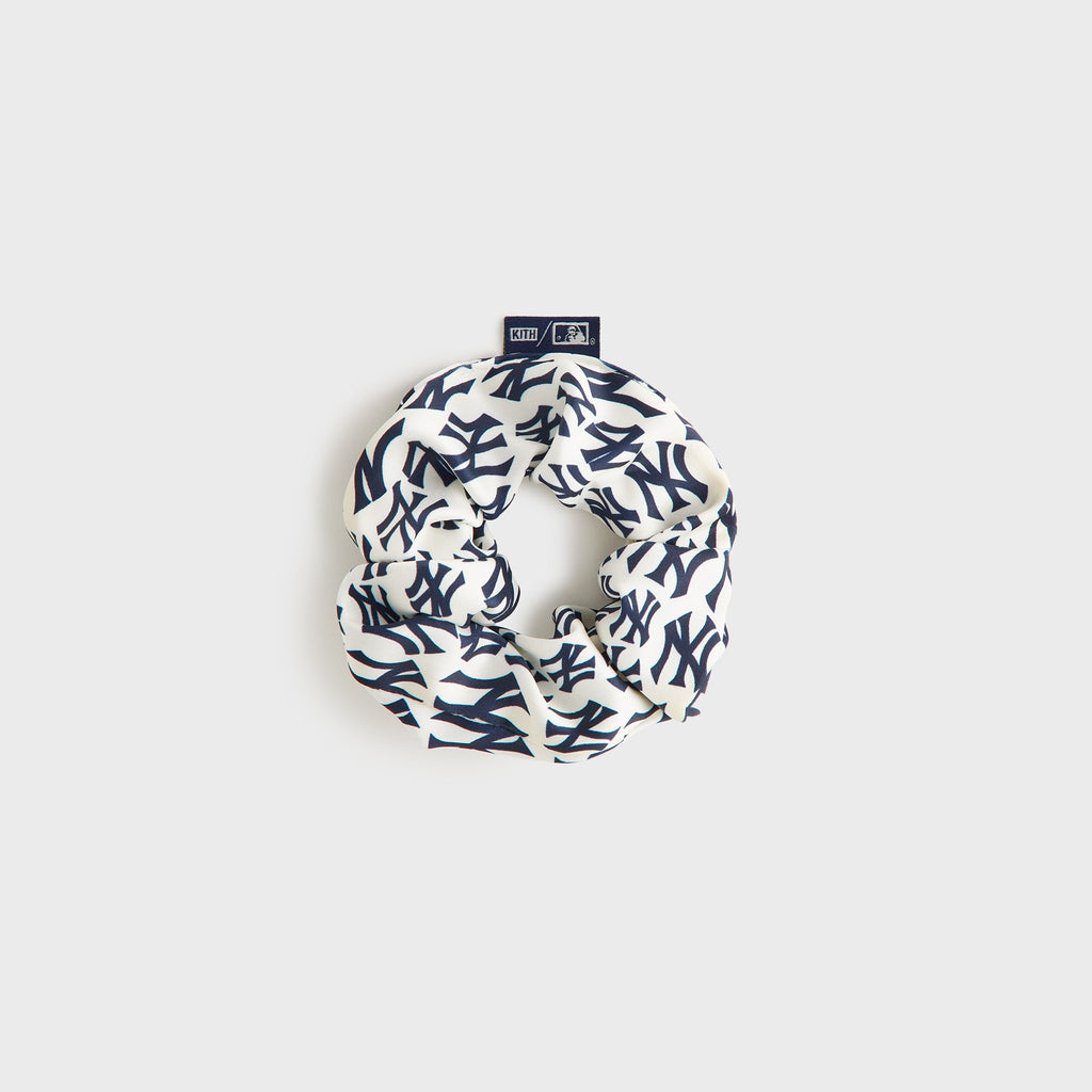 Kith Kids for the New York Yankees All-Over Printed Scrunchie - Silk