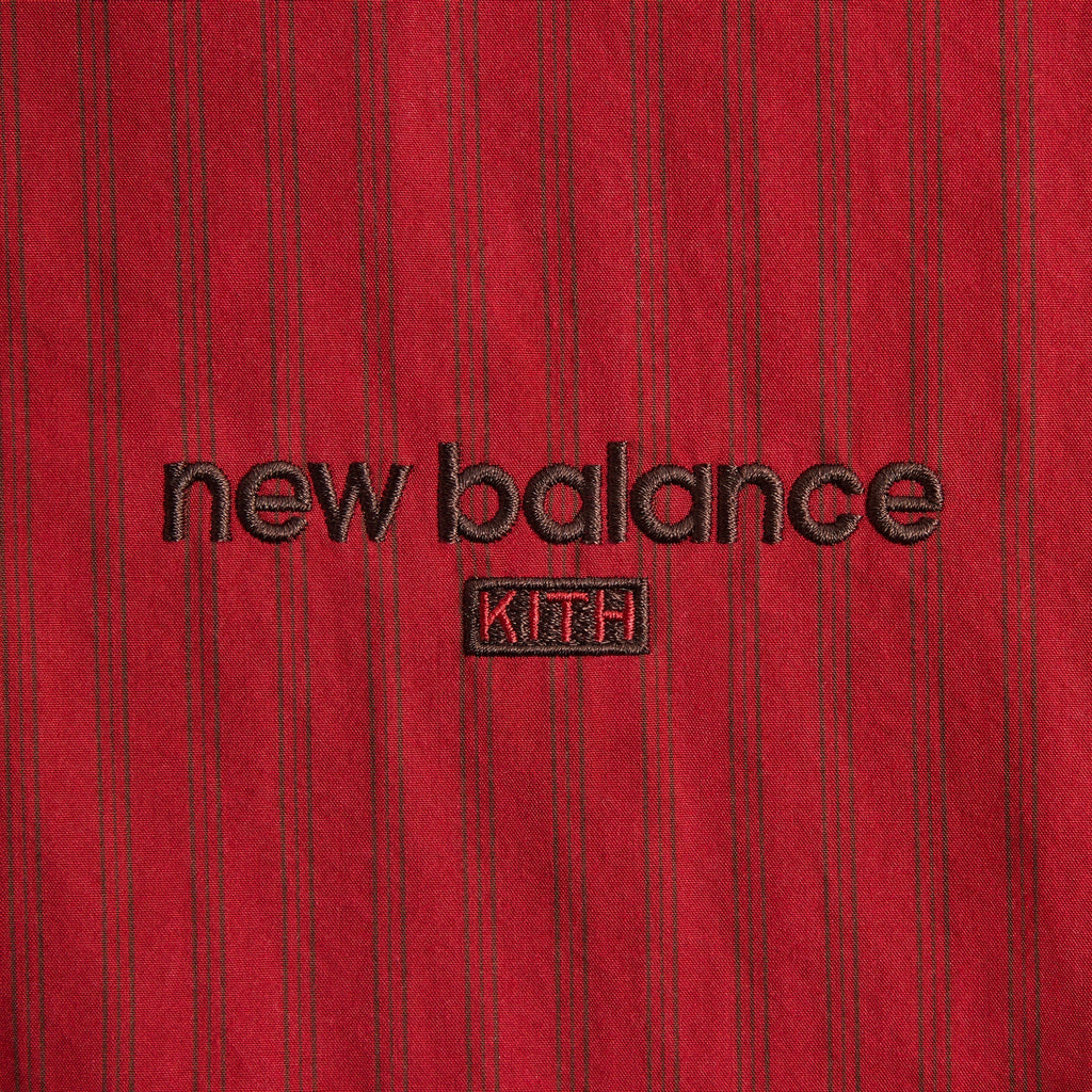Kith & New Balance Poplin Mix Madison V Jacket - Biking Red