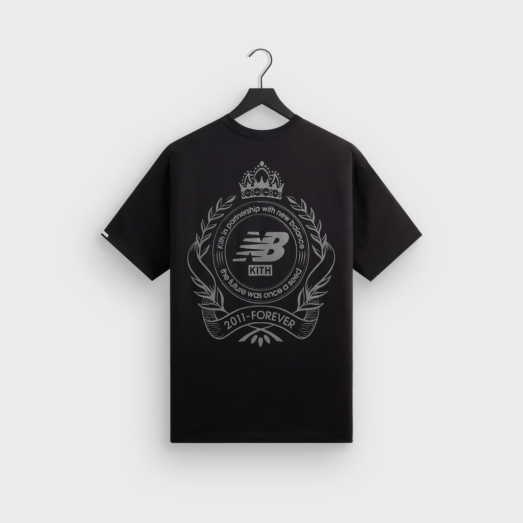 Kith & New Balance Crest Pocket Tee - Black