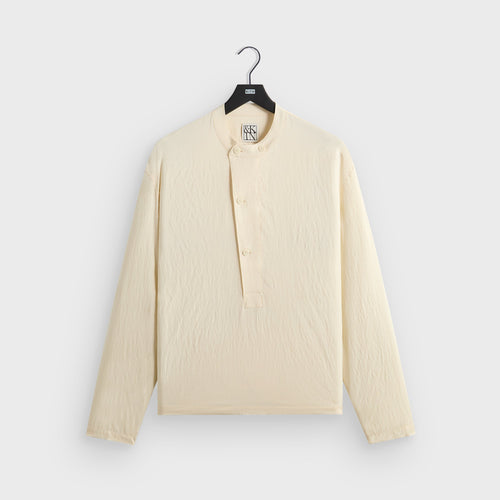 &Kin Wrinkle Cupro Leven Shirt - Sandrift