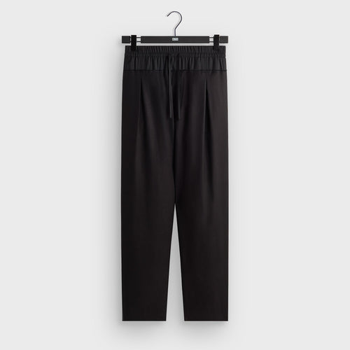 &Kin Linen Viscose Twill Emil Pant - Black