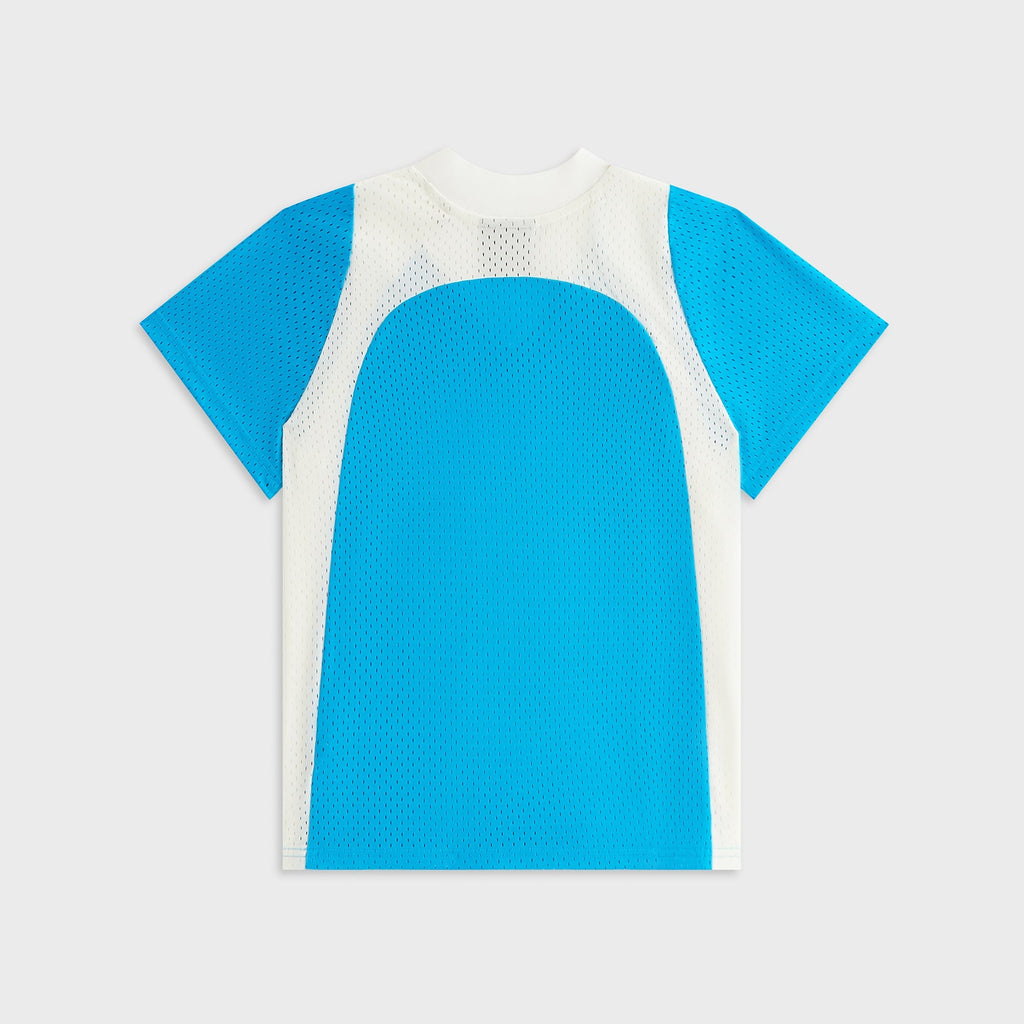 Kith Women Nicci II Paneled Mesh Tee - Meridian Blue