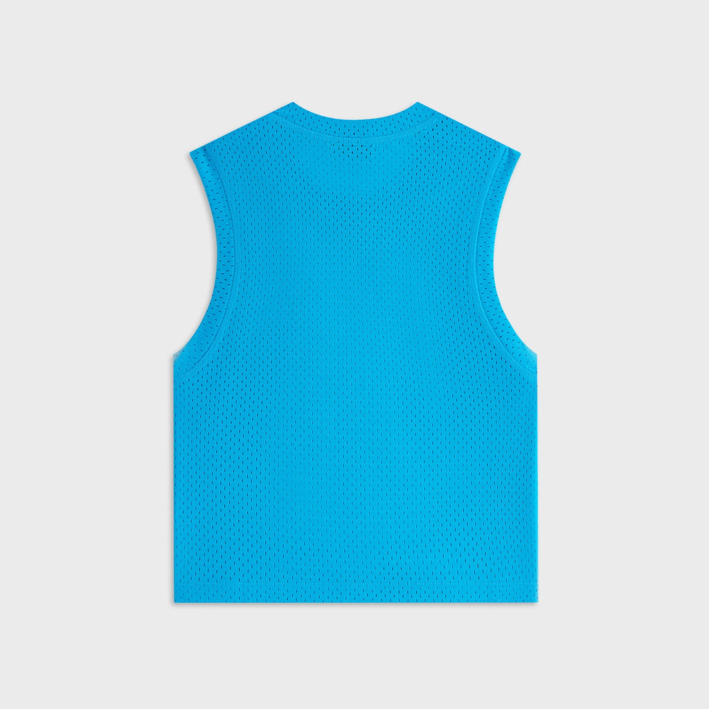 Kith Women Mera Mesh Muscle Tank - Meridian Blue