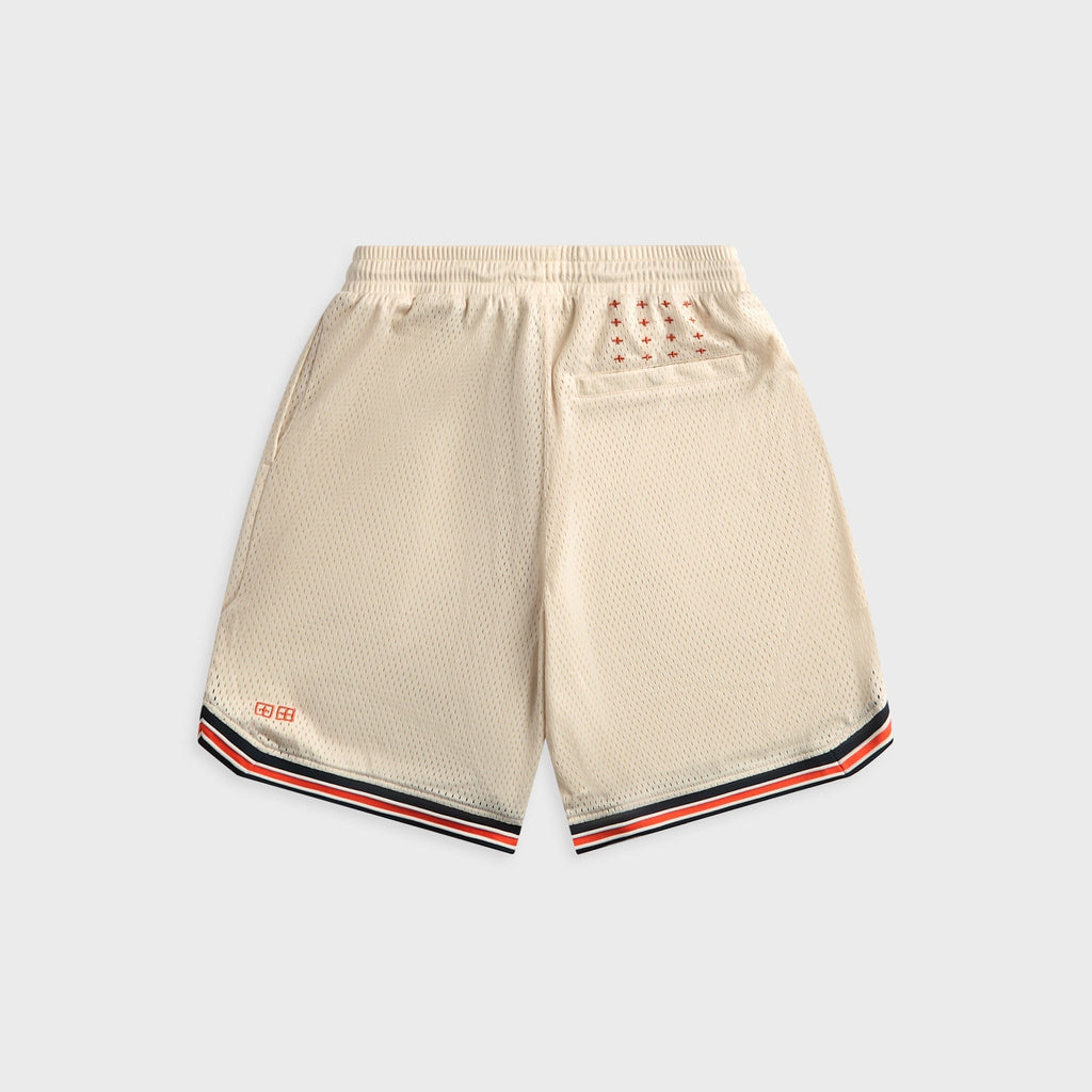 Ksubi Bolter Mesh Life Short - Ecru