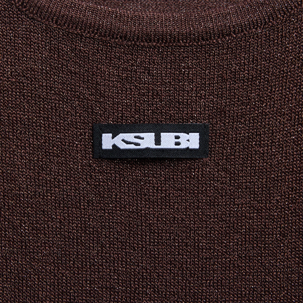 Ksubi Origin Knit Tank Top - Stone Lurex