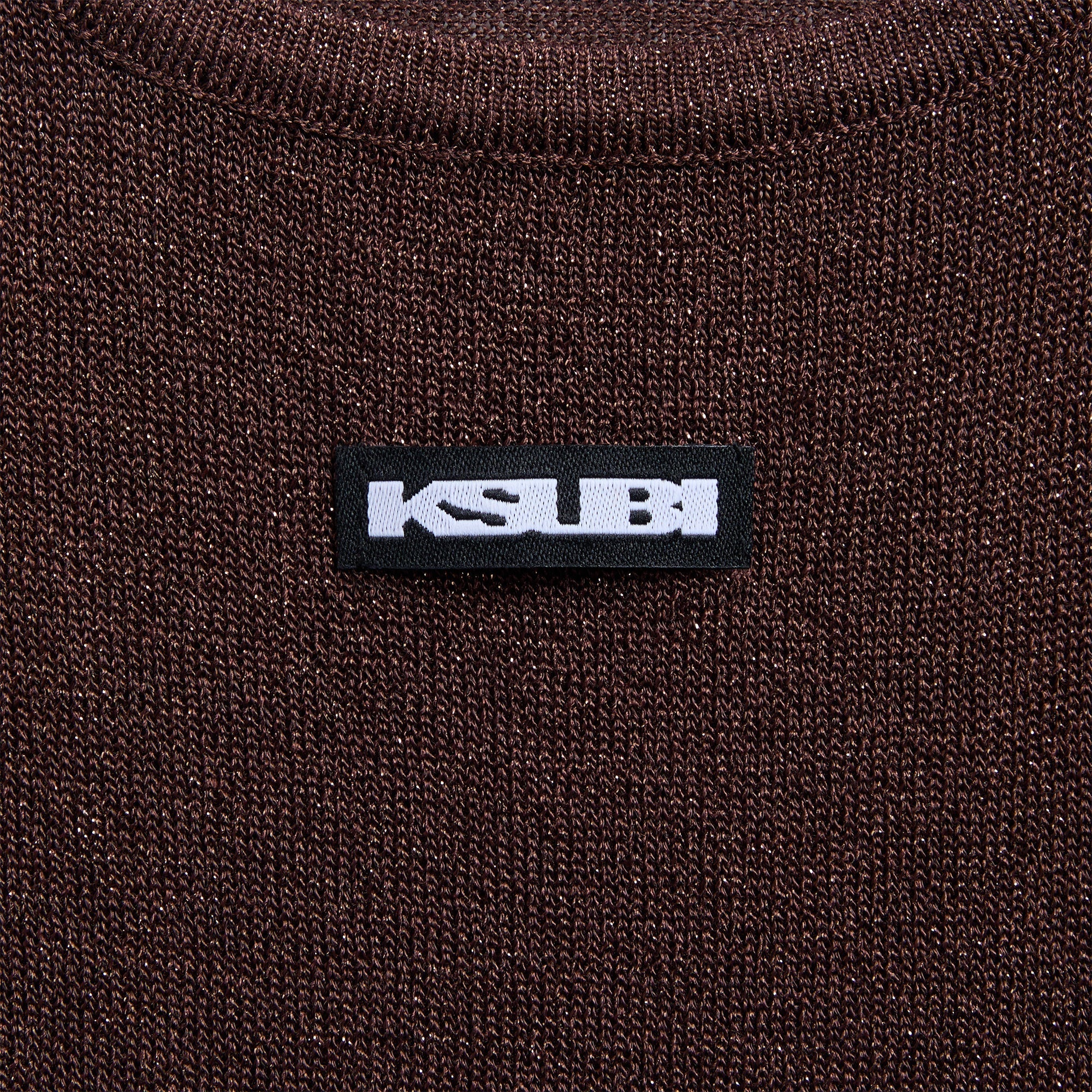 Ksubi Origin Knit Tank Top - Stone Lurex