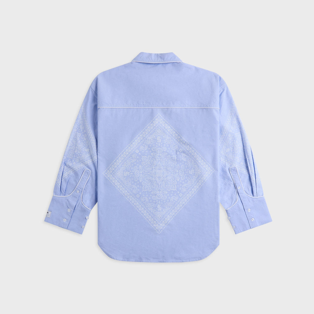 Ksubi Astra Long Sleeve Shirt - Bandana Blue