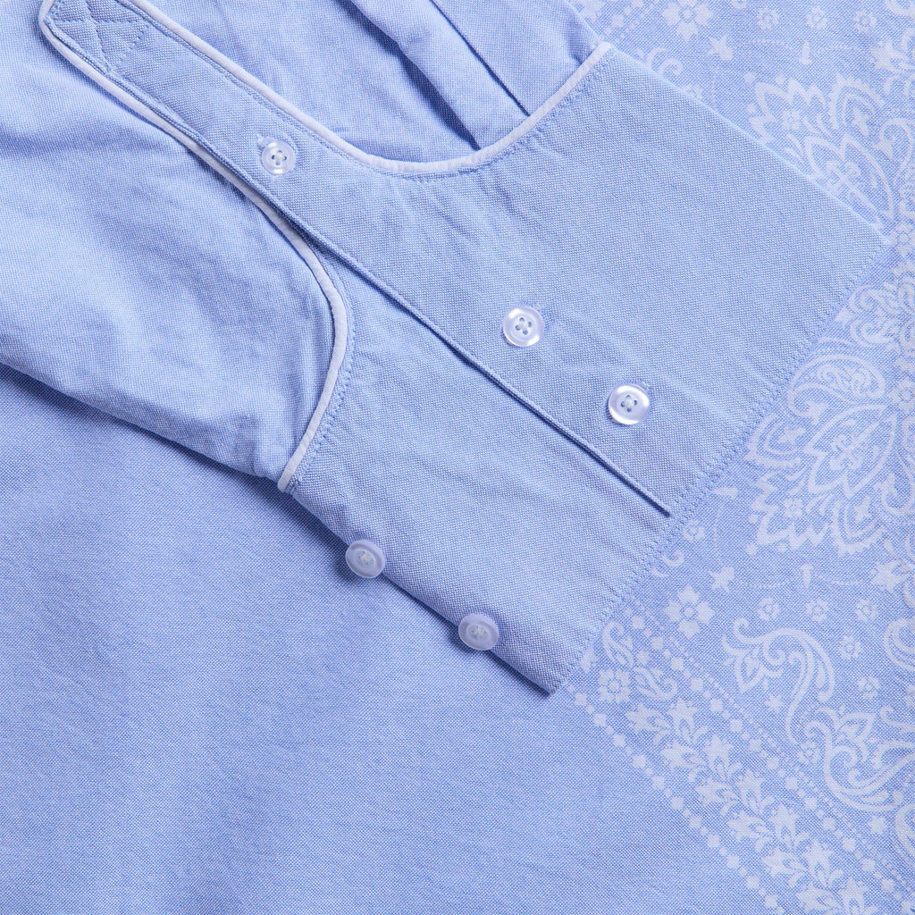 Ksubi Astra Long Sleeve Shirt - Bandana Blue