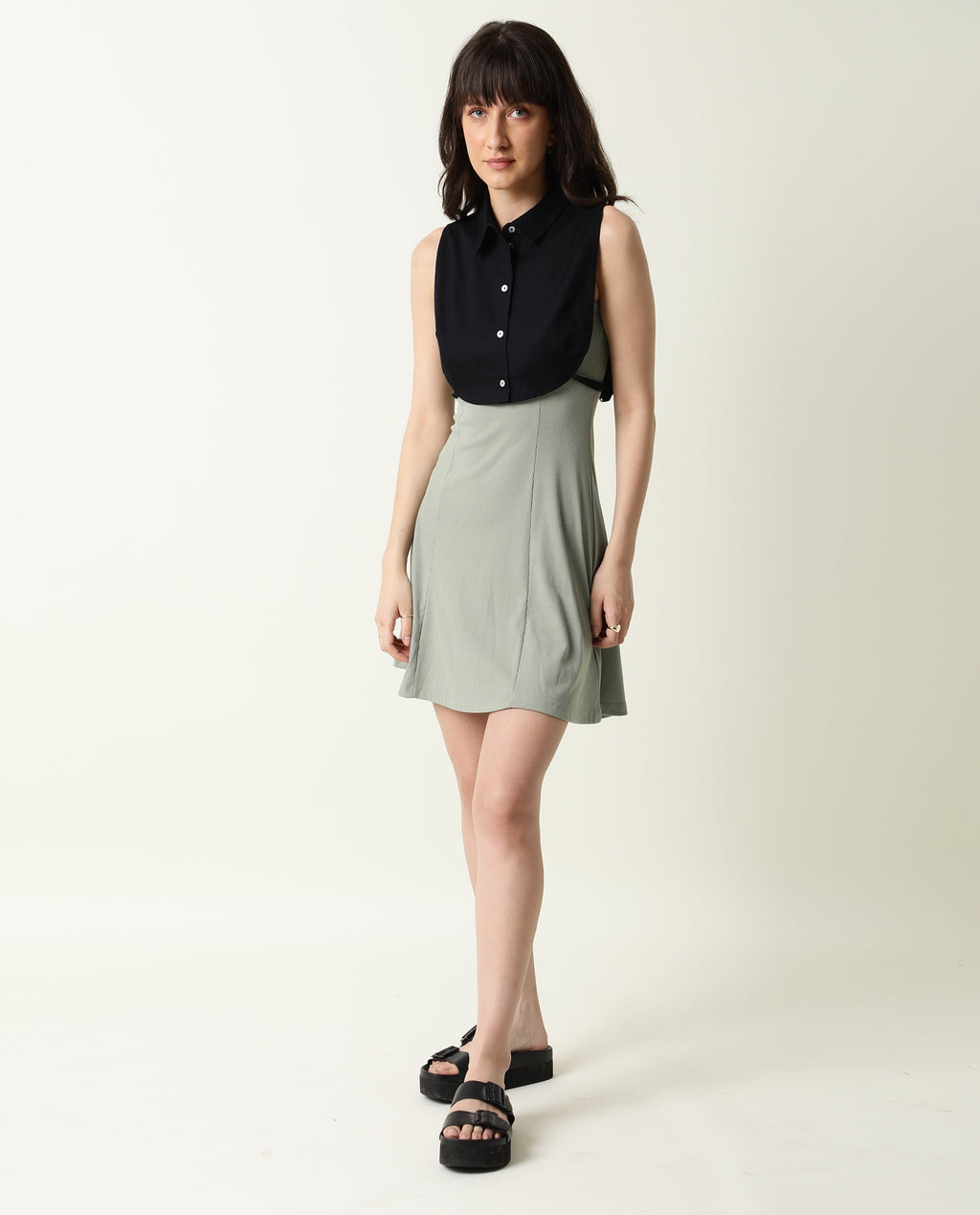 Rareism Women's Floret Black Overlayer