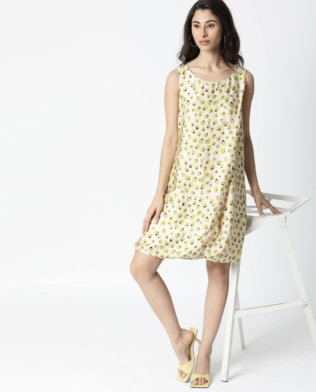 Rareism Women's Vian Beige Dress