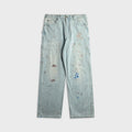 Coût De La Liberté Nova Sling Denim Over Sized Painter Pant - Indigo