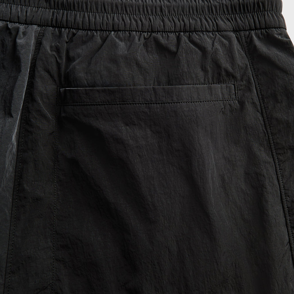 New Balance Grey Nylon Wide Tapered Pant - Black