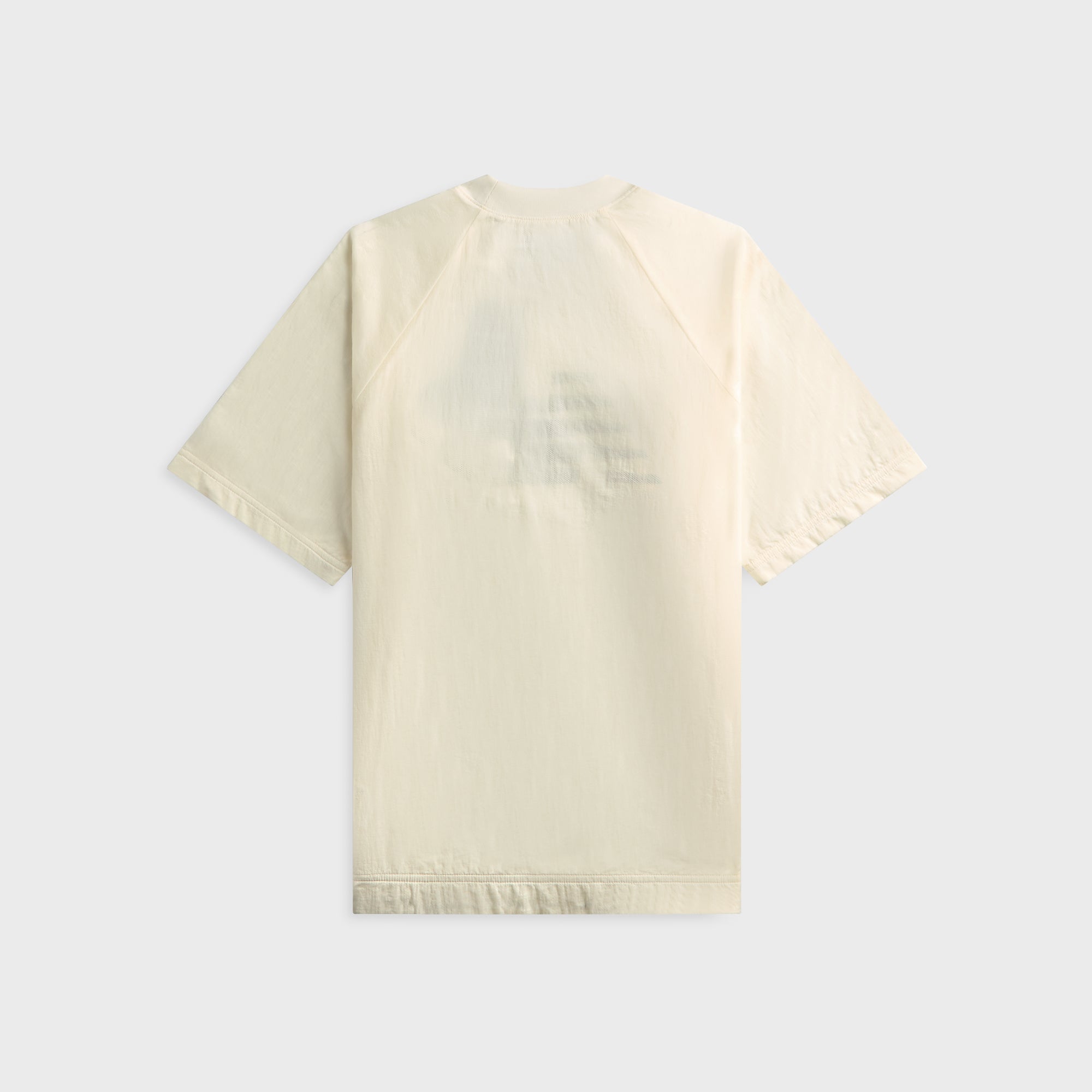New Balance Grey Double Layer Tee - Sea Salt / White