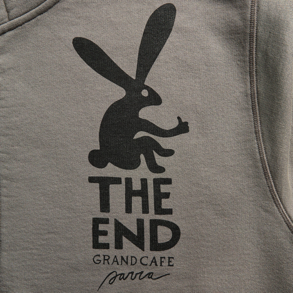 by Parra End The Bunny Zip Hooded Sweatshirt - Grey