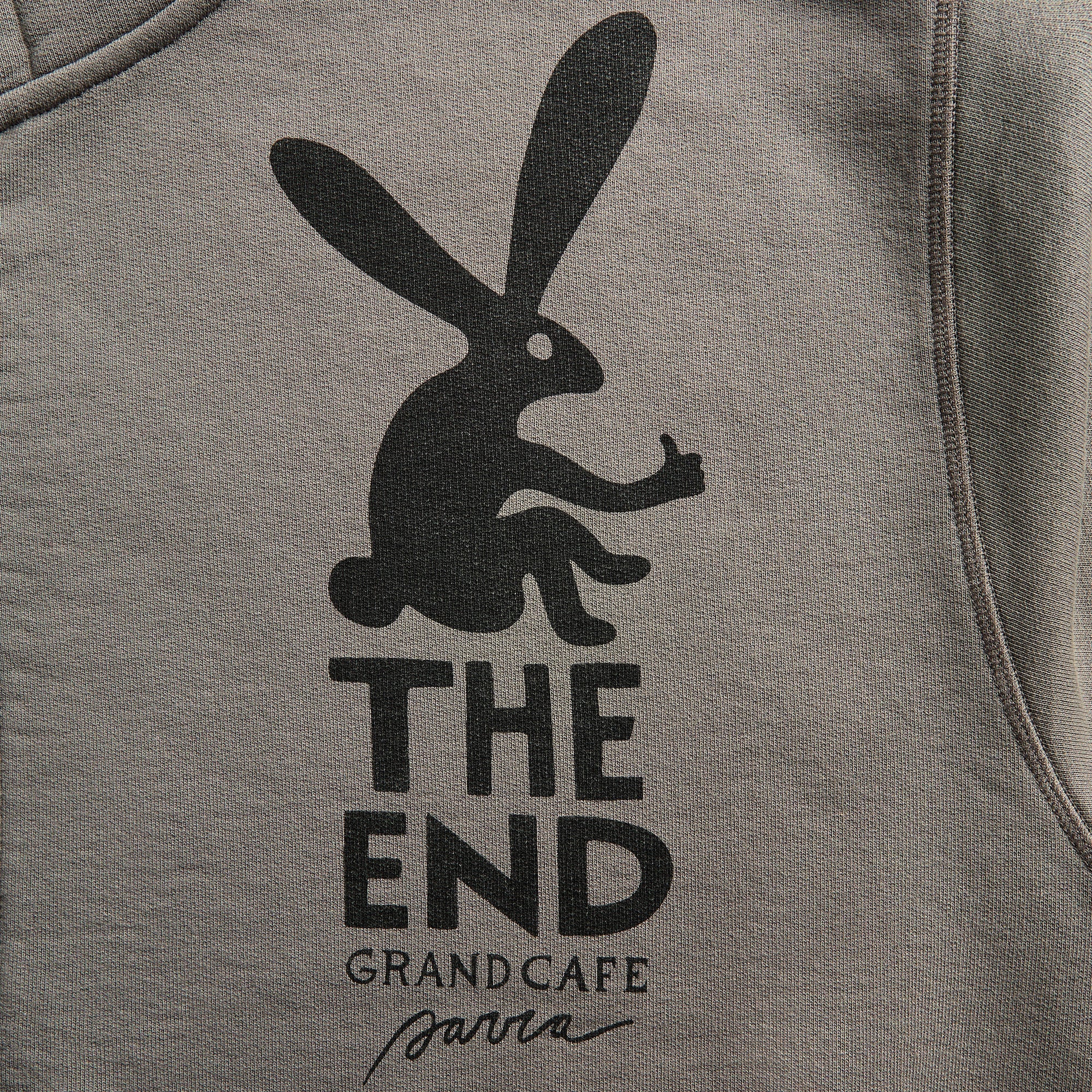 by Parra End The Bunny Zip Hooded Sweatshirt - Grey