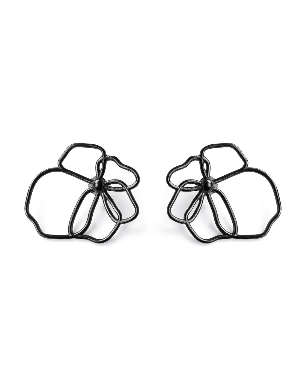 Rareism Women Poppy Grey Earring