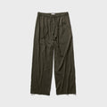 ATON Mat Airy Nylon Wide Pant - Khaki