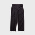 ATON Twist Wool Linen Standard Pant - Charcoal