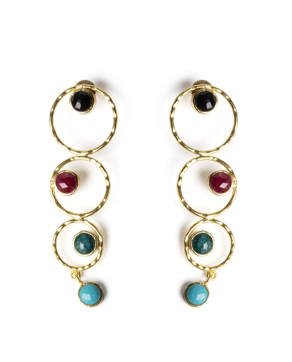 Rareism Women Prism Ear Gold Earring