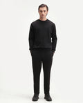 Rare Rabbit Men's Rr-Corp-Harry-T Black Cotton Blend  Regular Plain Track Pant