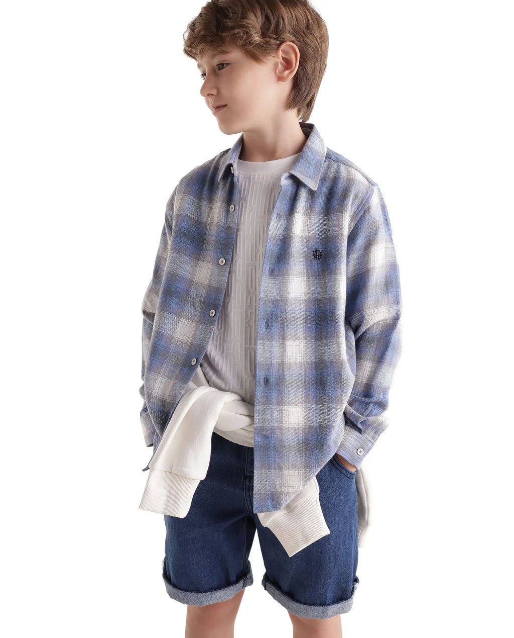 Rare Ones Kids Flan Purple Cotton Blend Fabric Pull-On Closure Regular Fit Digital Print Shirt
