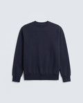 Rare Rabbit Men's Basic Rr-Corp-Harry-S Navy Cotton Blend Crew Neck Regular Plain Sweatshirt