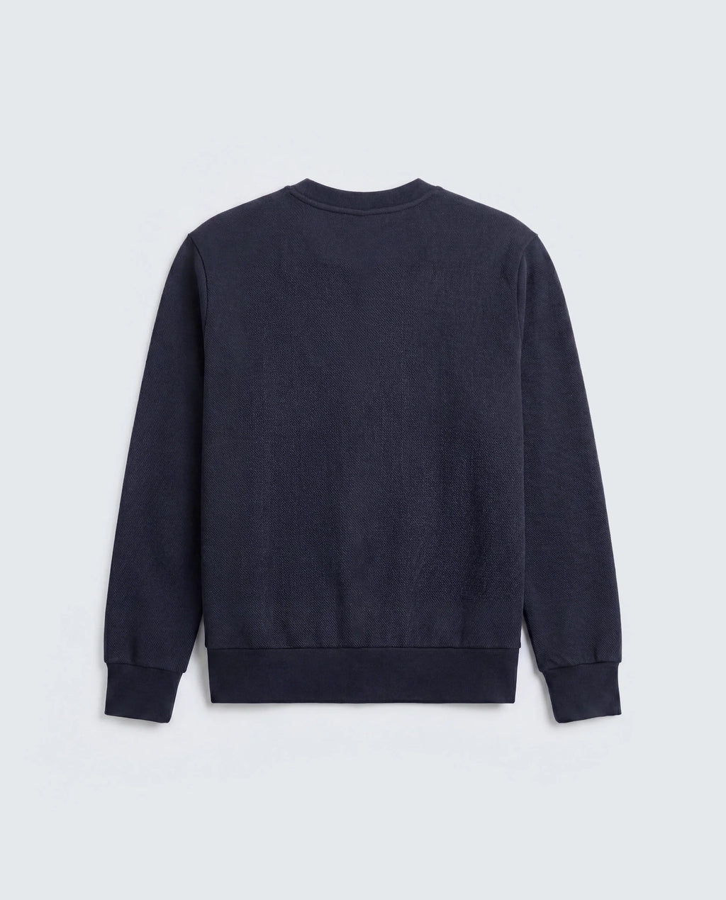 Rare Rabbit Men's Basic Rr-Corp-Harry-S Navy Cotton Blend Crew Neck Regular Plain Sweatshirt