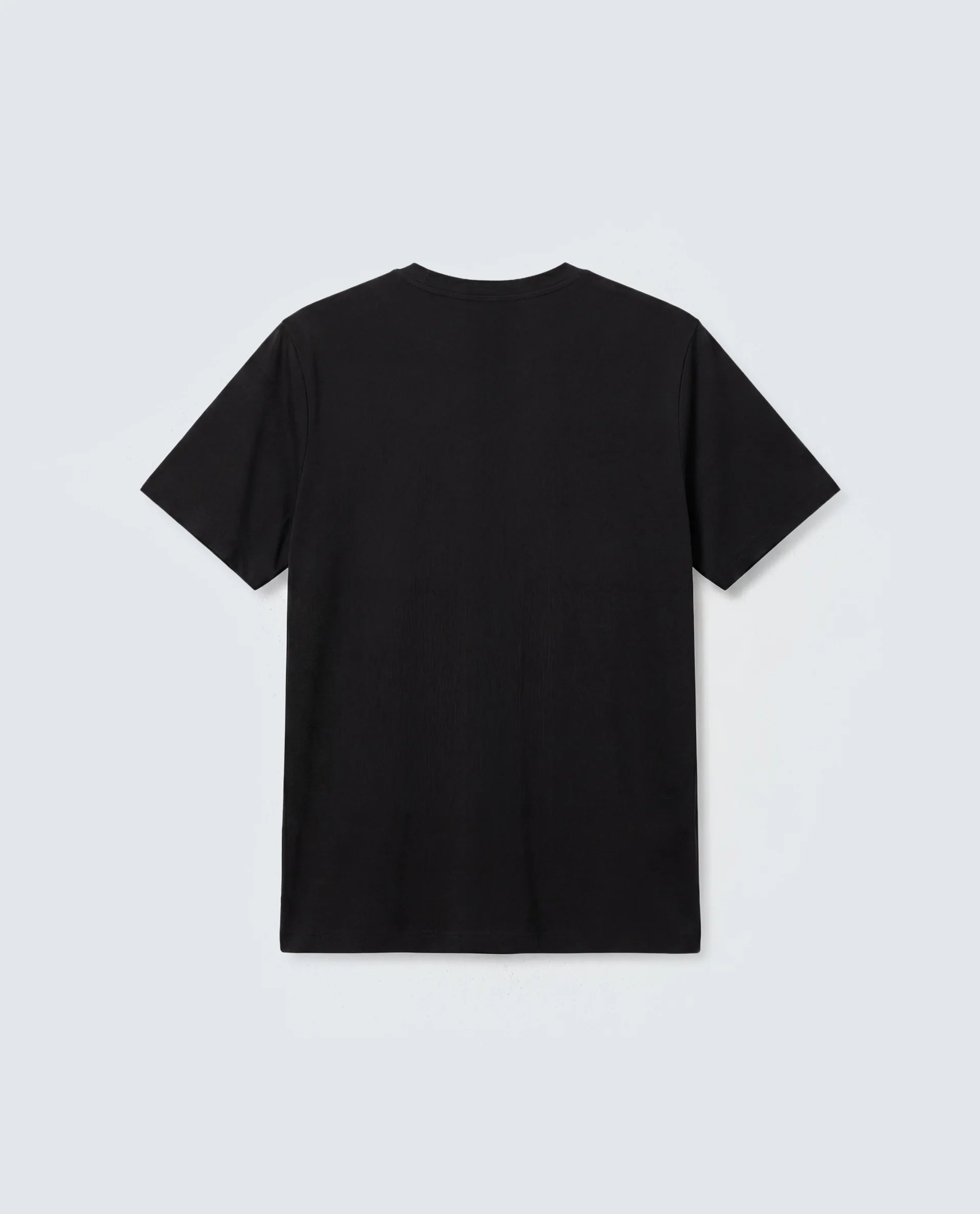 Rare Rabbit Men's Basic Rr-Corp-Arve Black Cotton Crew Neck Regular Plain T-Shirt