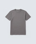 Rare Rabbit Men's Basic Rr-Corp-Arve Grey Cotton Crew Neck Regular Plain T-Shirt