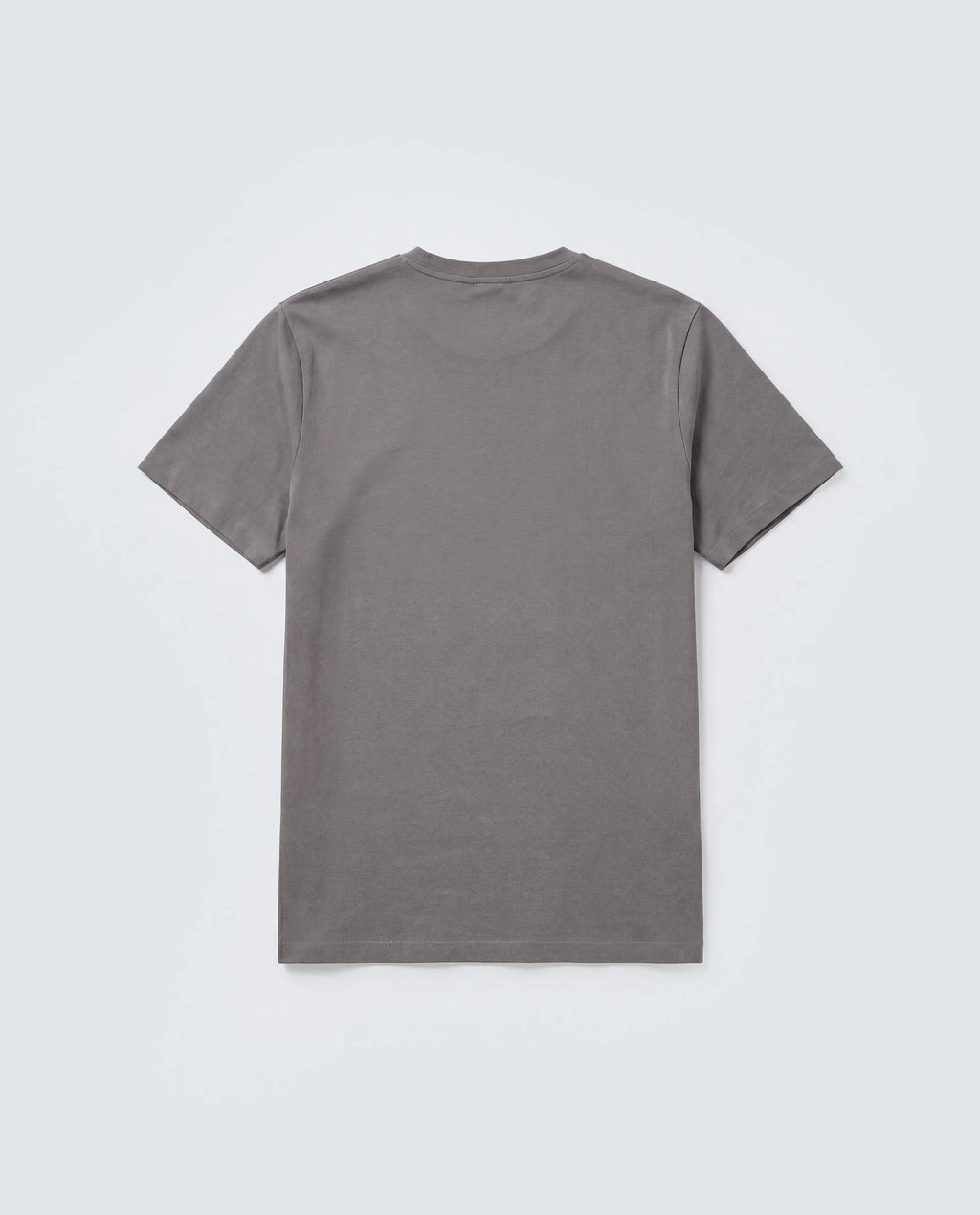 Rare Rabbit Men's Basic Rr-Corp-Arve Grey Cotton Crew Neck Regular Plain T-Shirt
