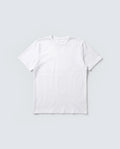 Rare Rabbit Men's Basic Rr-Corp-Arve White Cotton Crew Neck Regular Plain T-Shirt