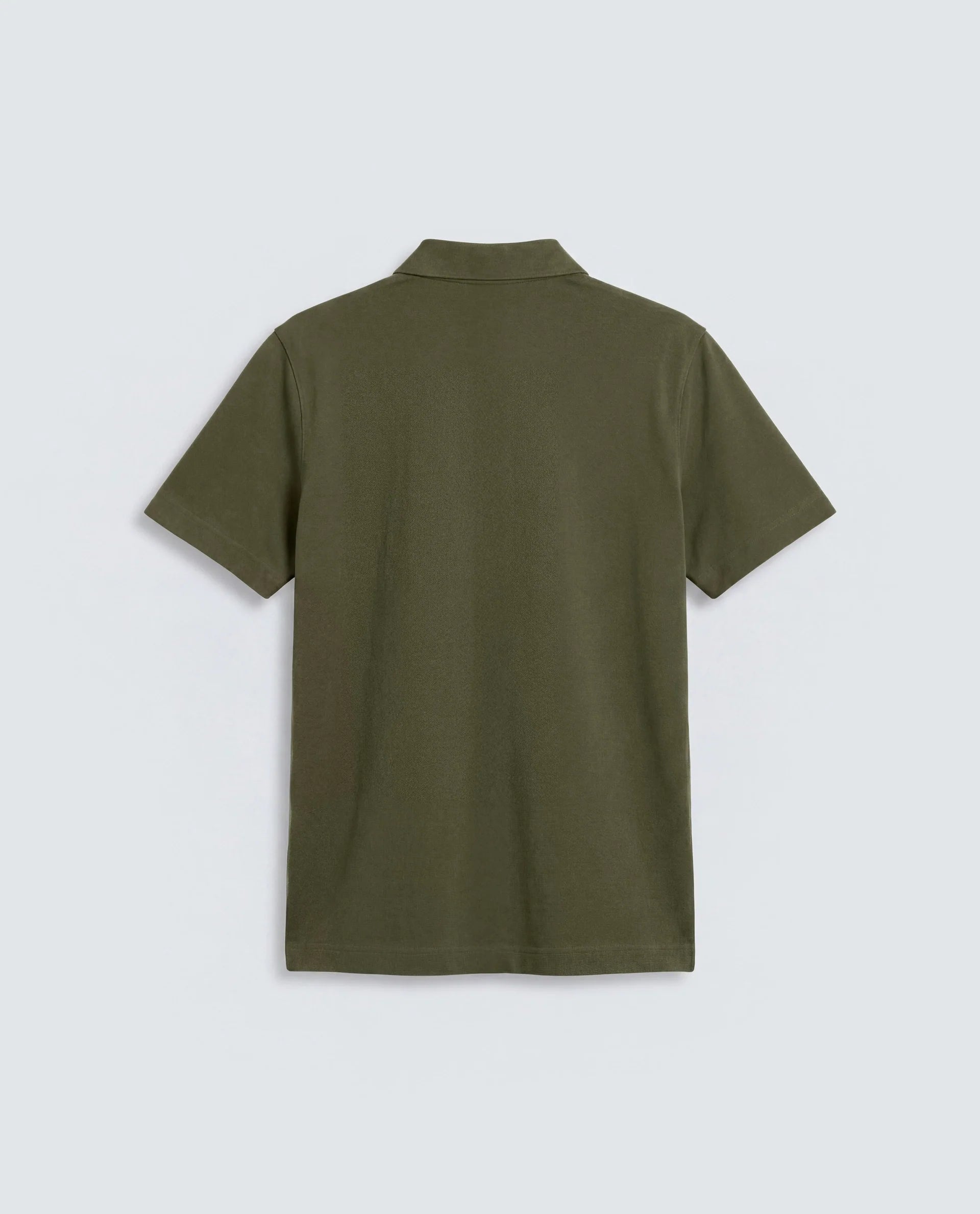 Rare Rabbit Men's Basic Rr-Corp-Cove Dark Olive Cotton Blend Spread Collar Regular Plain Polo