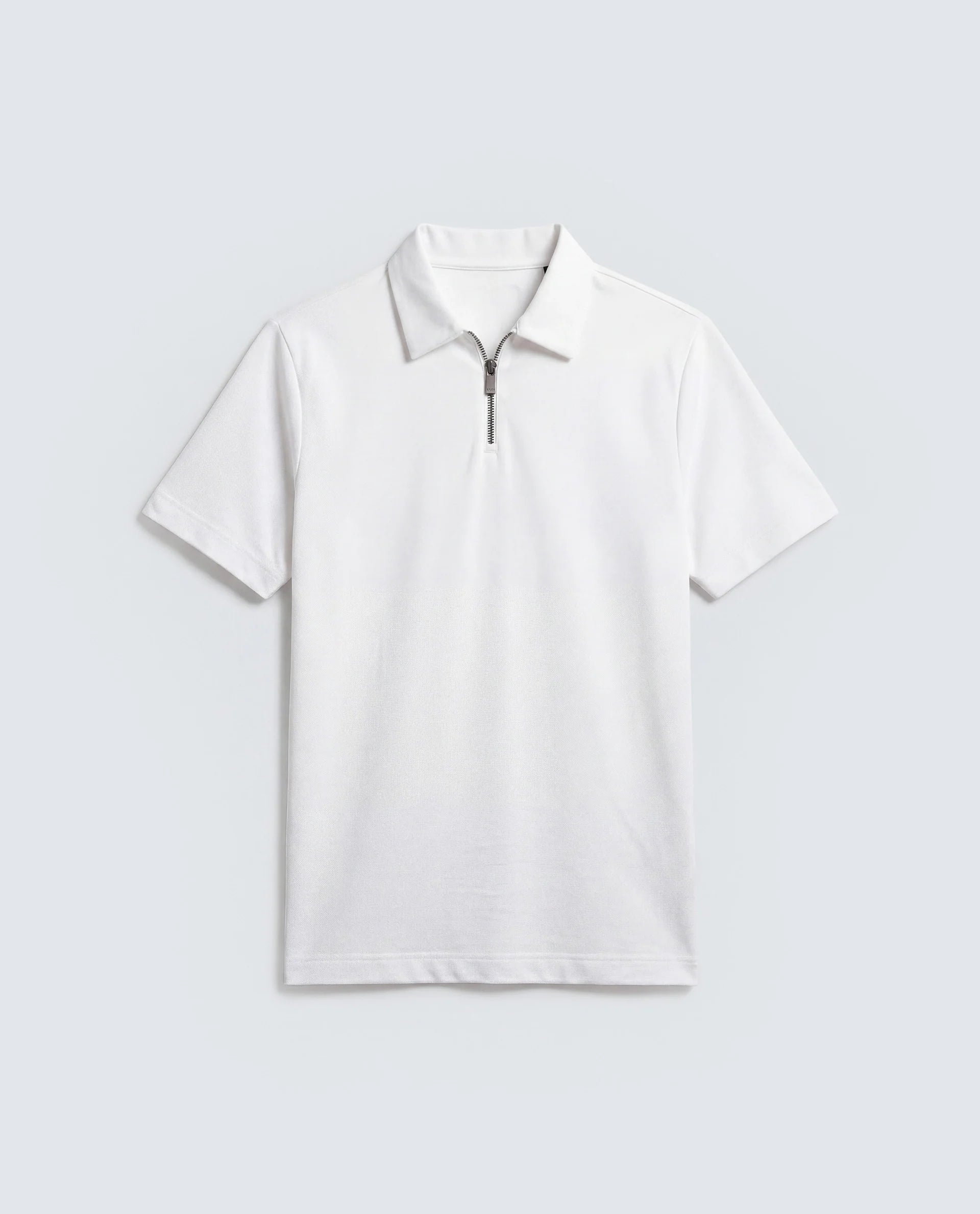 Rare Rabbit Men's Basic Rr-Corp-Cove White Cotton Blend Spread Collar Regular Plain Polo