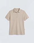 Rareism Women's Basic Rr-Corp-Elane Beige Cotton CollaredRegular Plain Polo