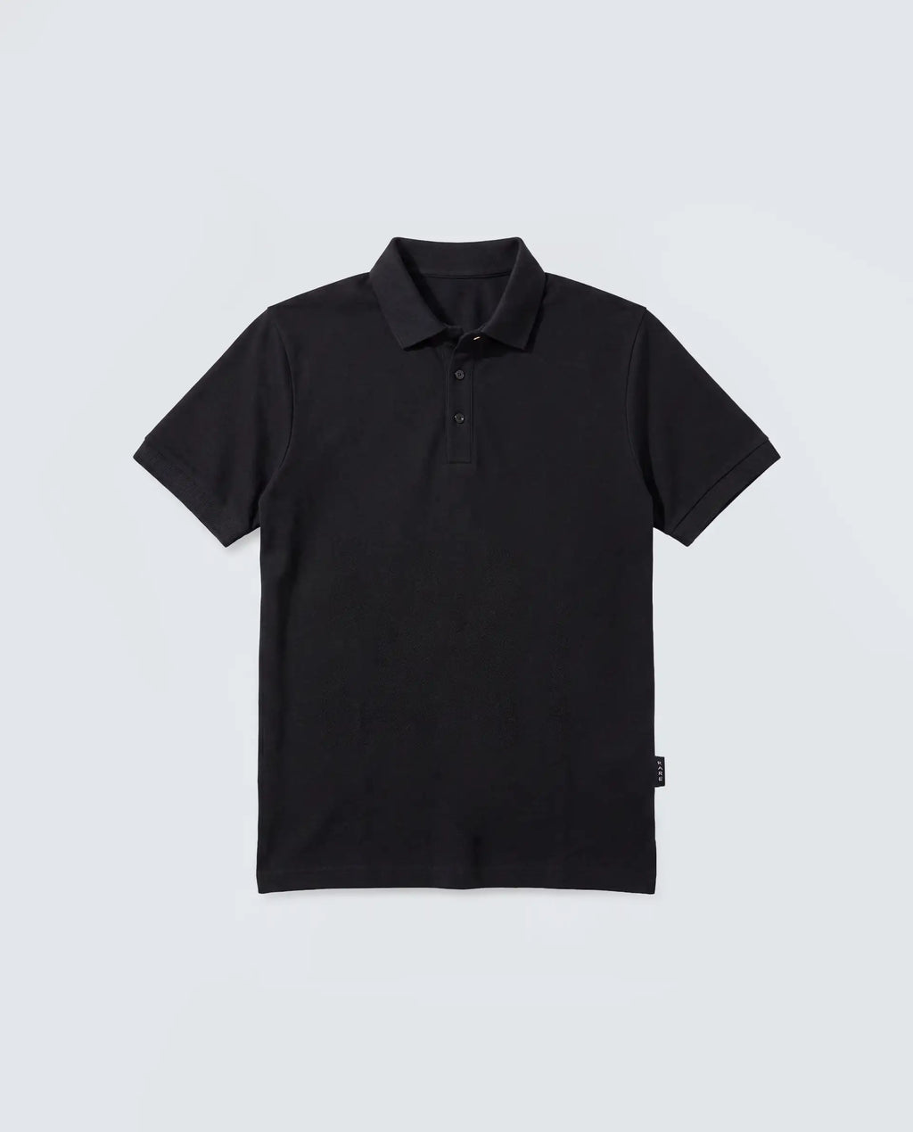 Rareism Women's Basic Rr-Corp-Elane Black Cotton CollaredRegular Plain Polo