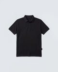 Rareism Women's Basic Rr-Corp-Elane Black Cotton CollaredRegular Plain Polo