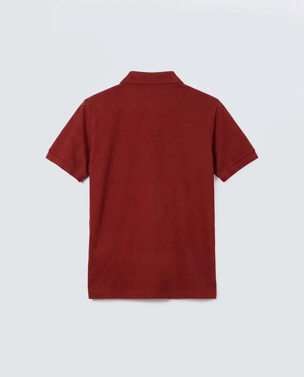 Rareism Women's Basic Rr-Corp-Elane Dark Red Cotton CollaredRegular Plain Polo